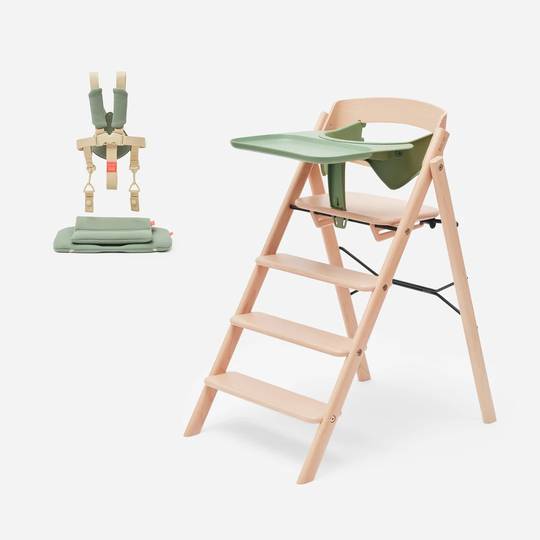Beech Natural / Mineral Green